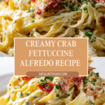 Crab Fettuccine Alfredo Recipe