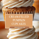 Cream-filled Pumpkin Cupcakes Recipe