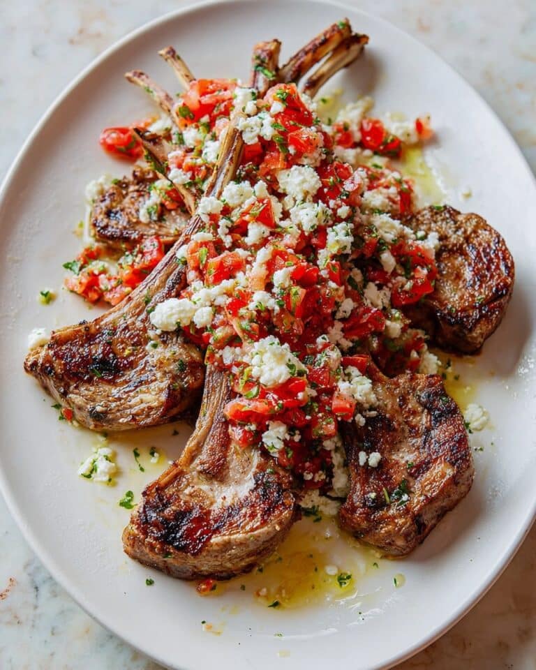 Lamb Chops with Thyme, Chilli & Greek Htipiti Recipe