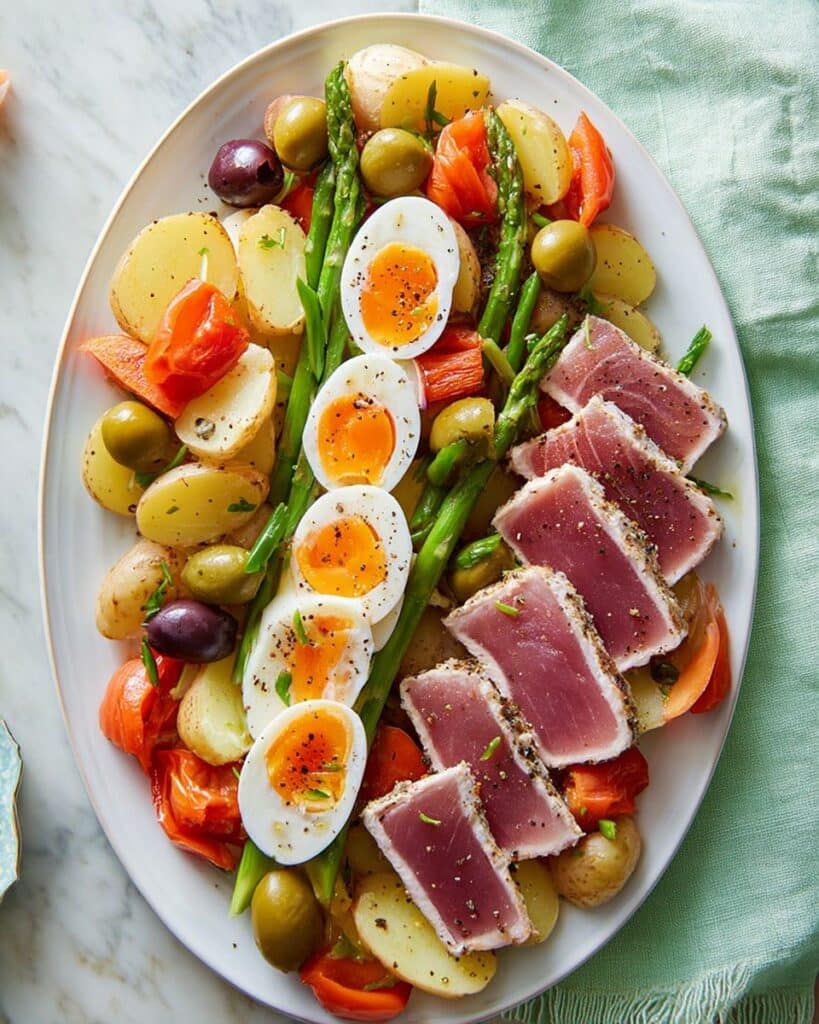Seared Tuna & Asparagus Niçoise Recipe