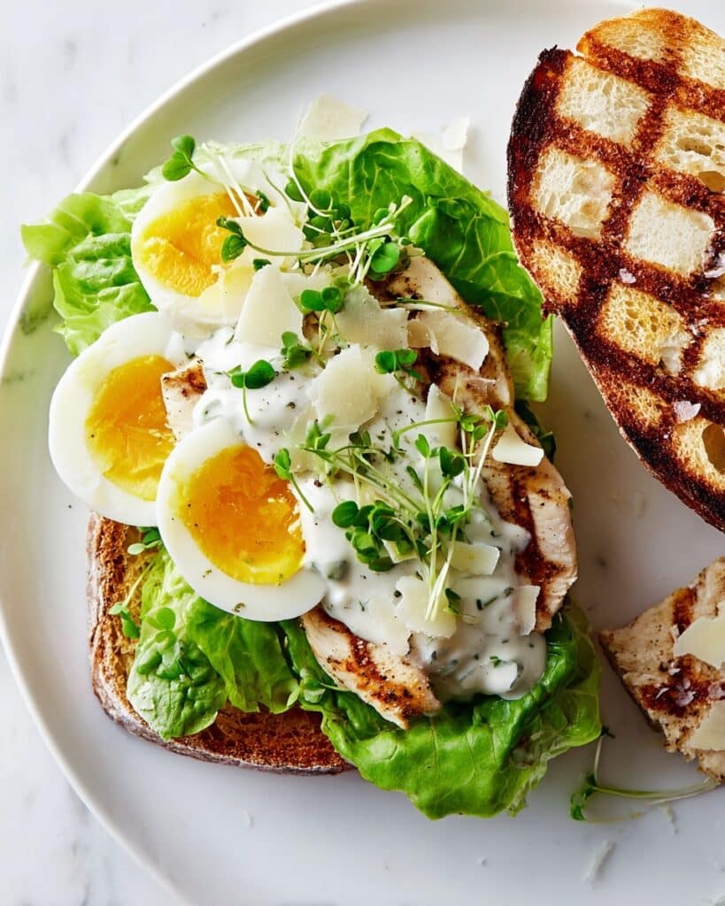 Caesar Salad Burgers Recipe