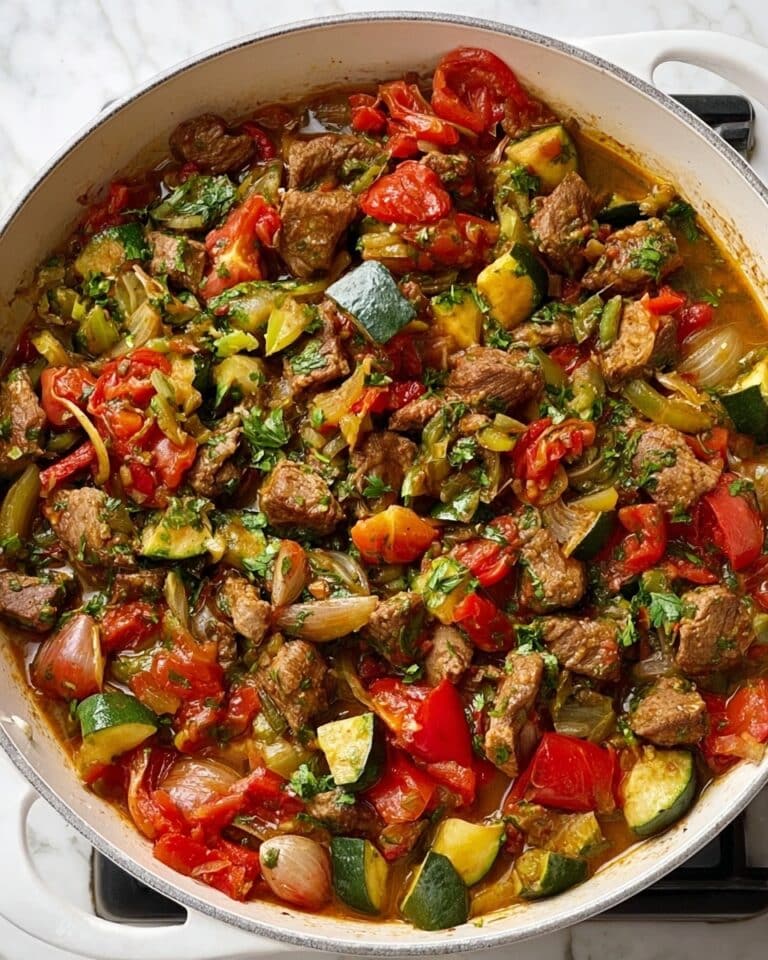 Mediterranean Lamb with Vegetables Recipe