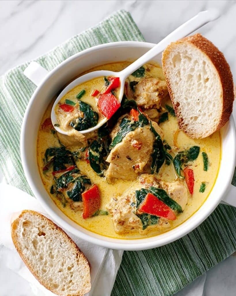 Summer Chicken & Basil Stew Recipe