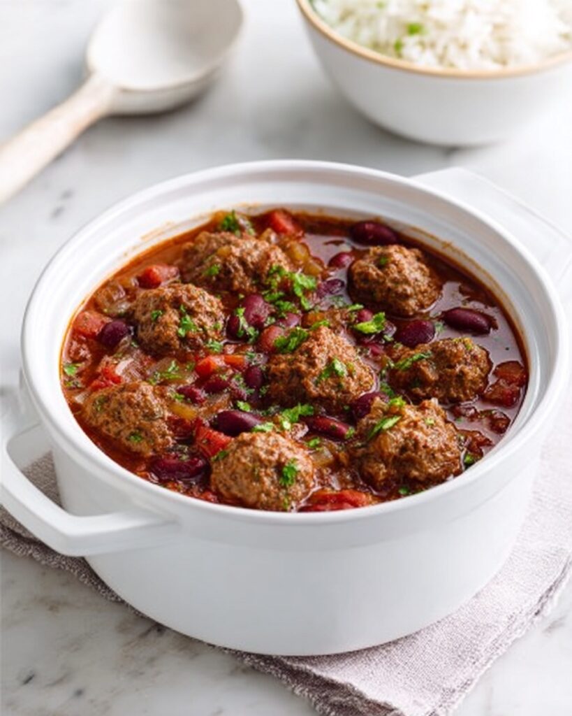 Smoky Mexican Meatball Stew Recipe