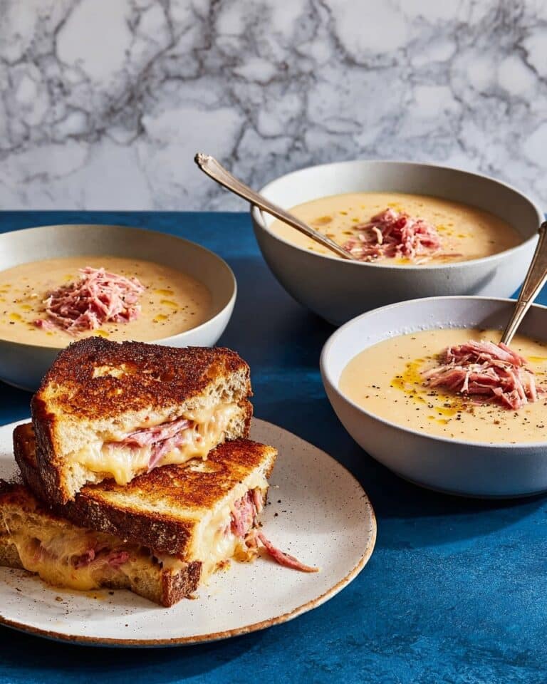 Creamy Celeriac, Mustard & Ham Hock Soup Recipe