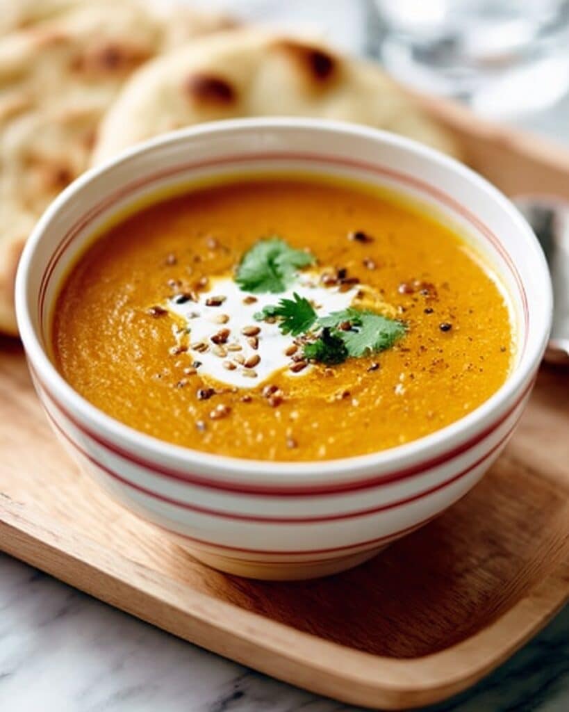 Spiced Carrot & Lentil Soup Recipe