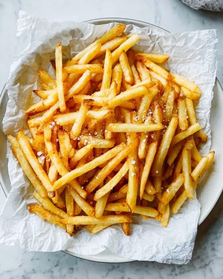 Perfect Crispy Homemade French Fries Recipe