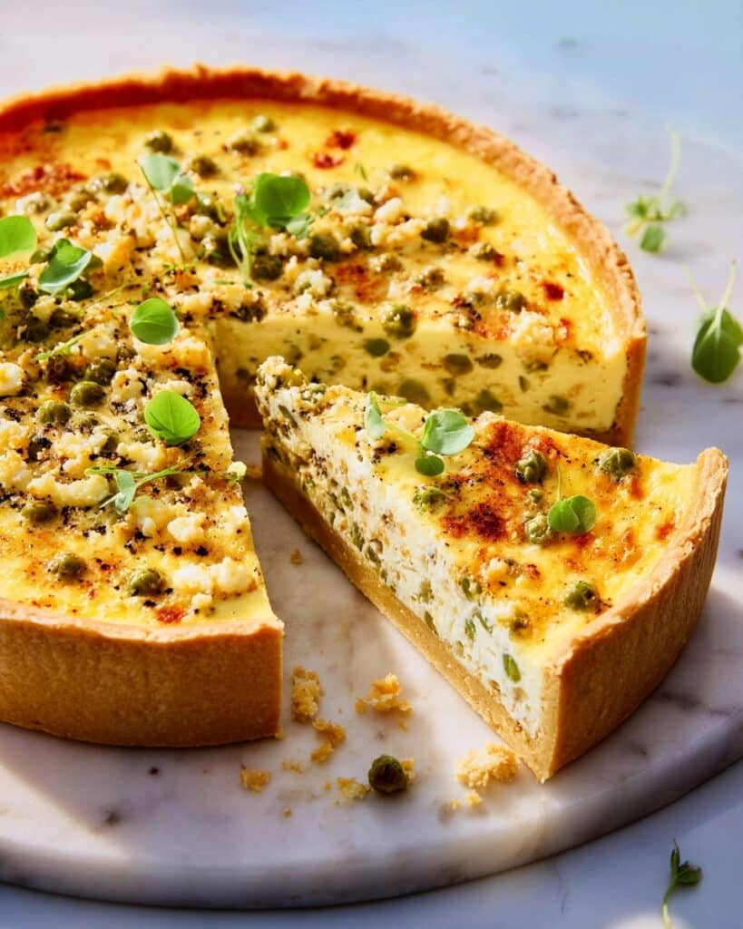 Feta & Pea Tart Recipe
