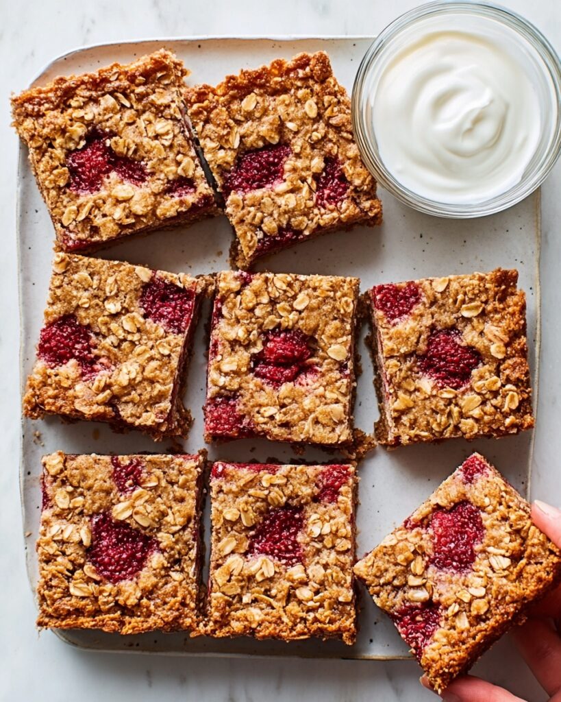 Raspberry Honey Flapjacks Recipe