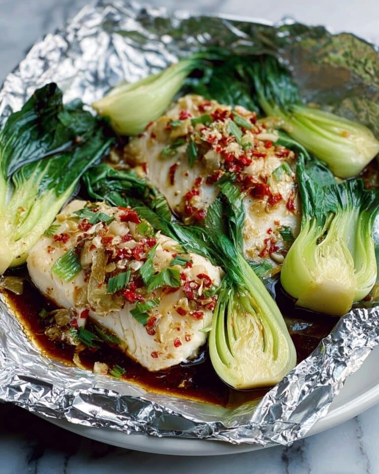 Thai-Style Steamed Trout with Ginger, Lime, and Pak Choi Recipe