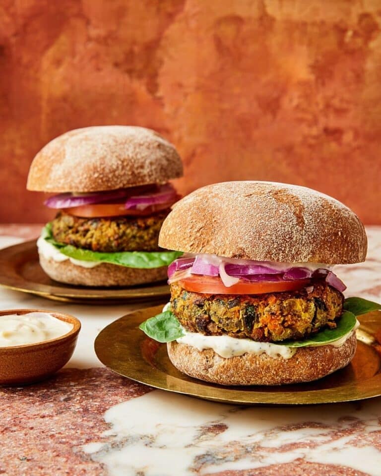 Moroccan-Style Lamb Burgers Recipe