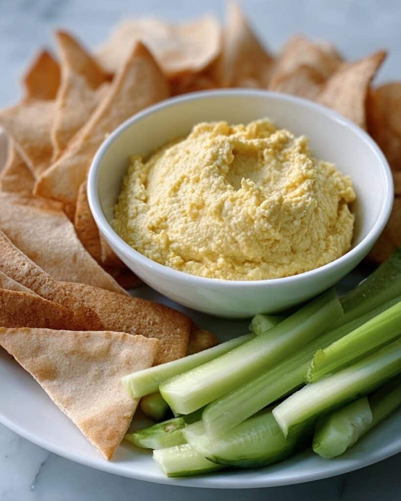 Homemade Hummus with Crispy Pitta Chips Recipe