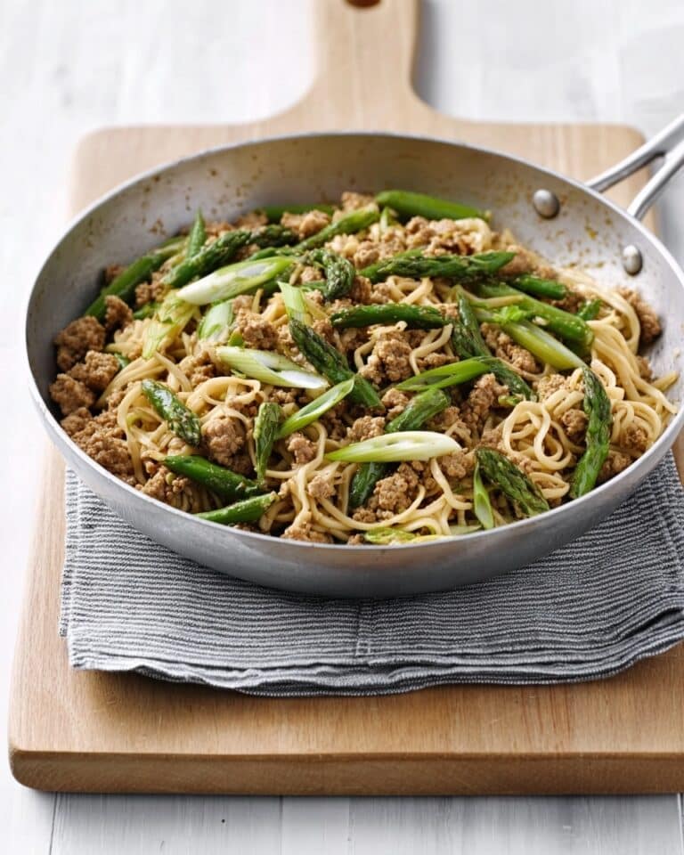 Noodles with Turkey, Green Beans & Hoisin Recipe