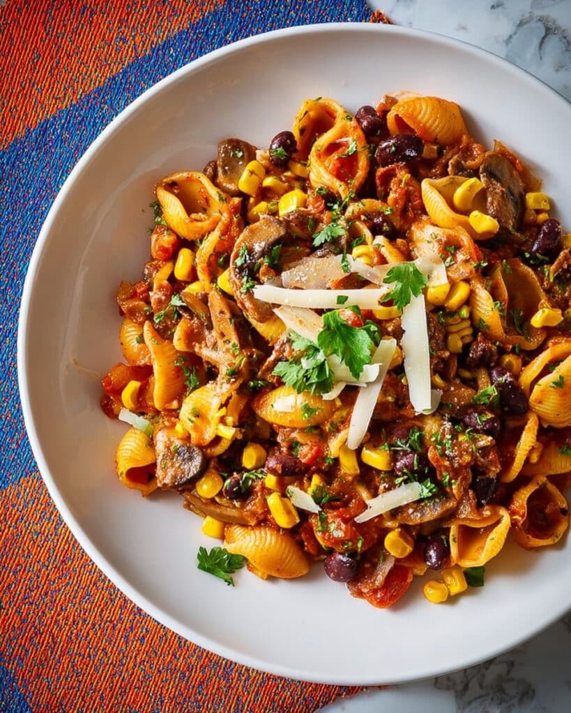 Black Bean & Spicy Beef Pasta Recipe