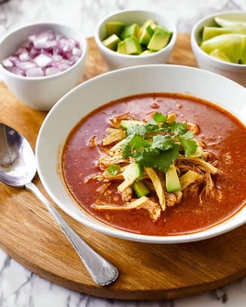 Mexican Chicken Soup with Lime and Tortilla Chips Recipe