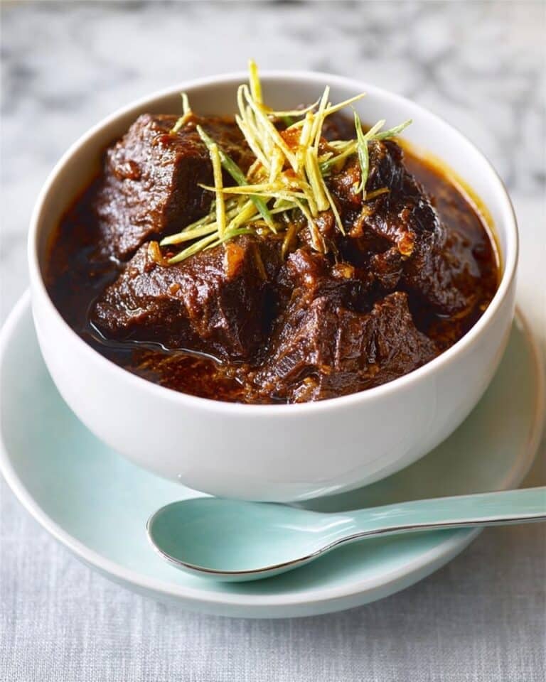 Chinese Braised Beef with Ginger Recipe
