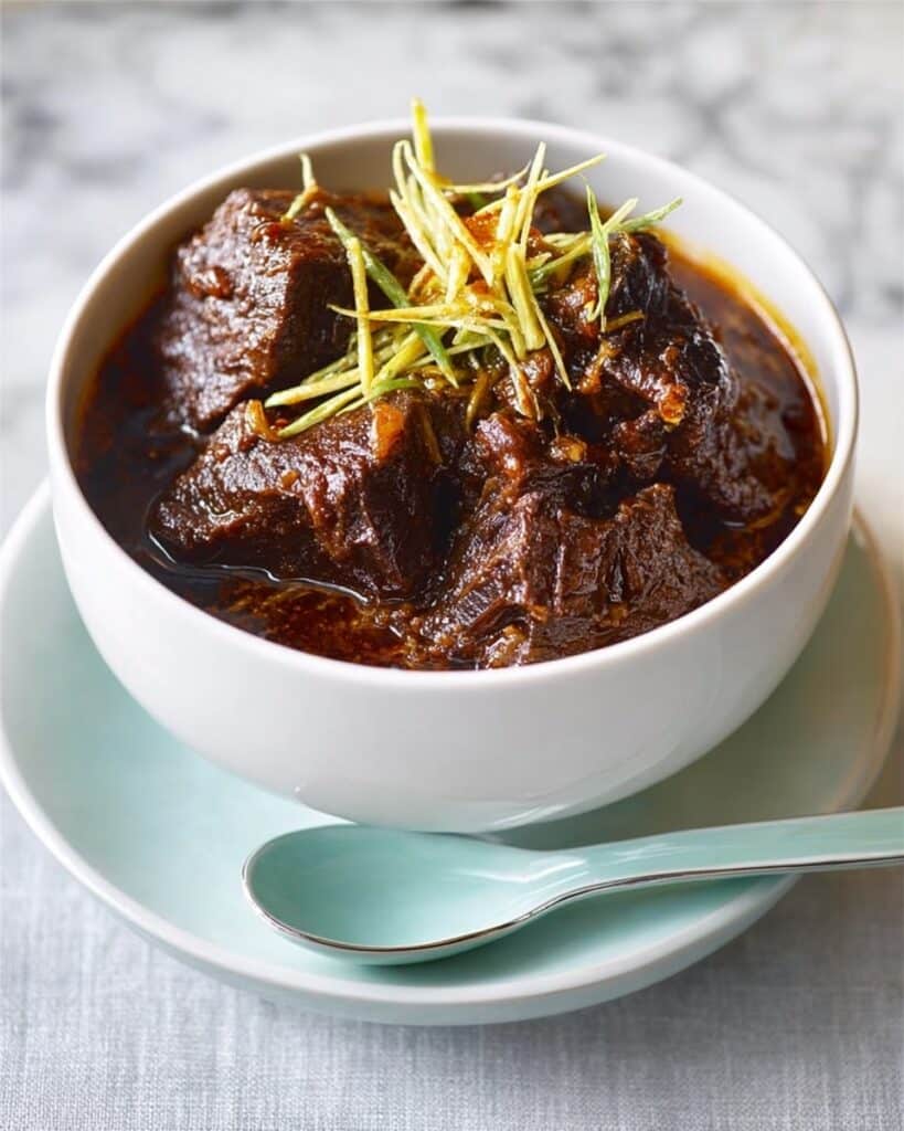 Chinese Braised Beef with Ginger Recipe
