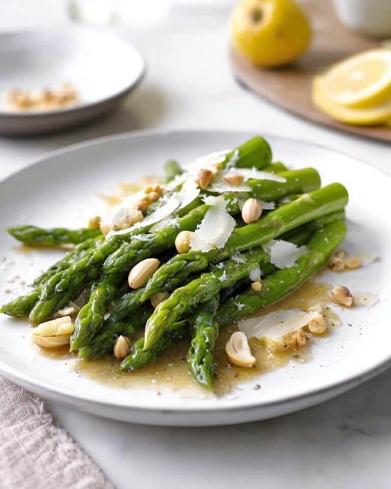 Sautéed Asparagus with Toasted Almonds and Manchego Cheese Recipe