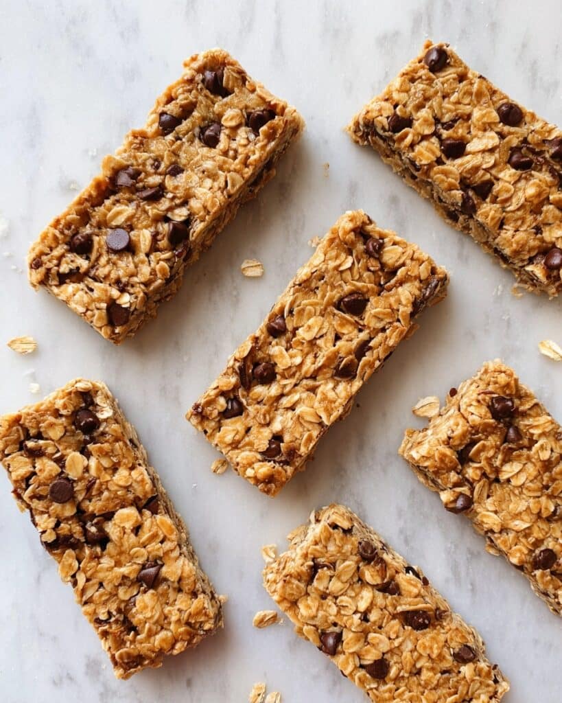 Peanut Butter Chocolate Chip Granola Bars Recipe