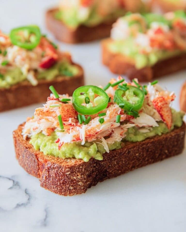 Lobster Avocado Toast Recipe