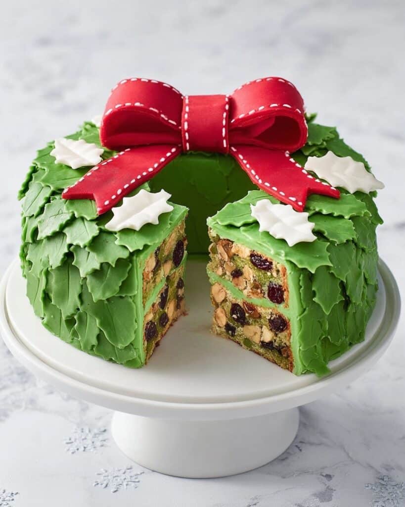Christmas Wreath Cake Recipe