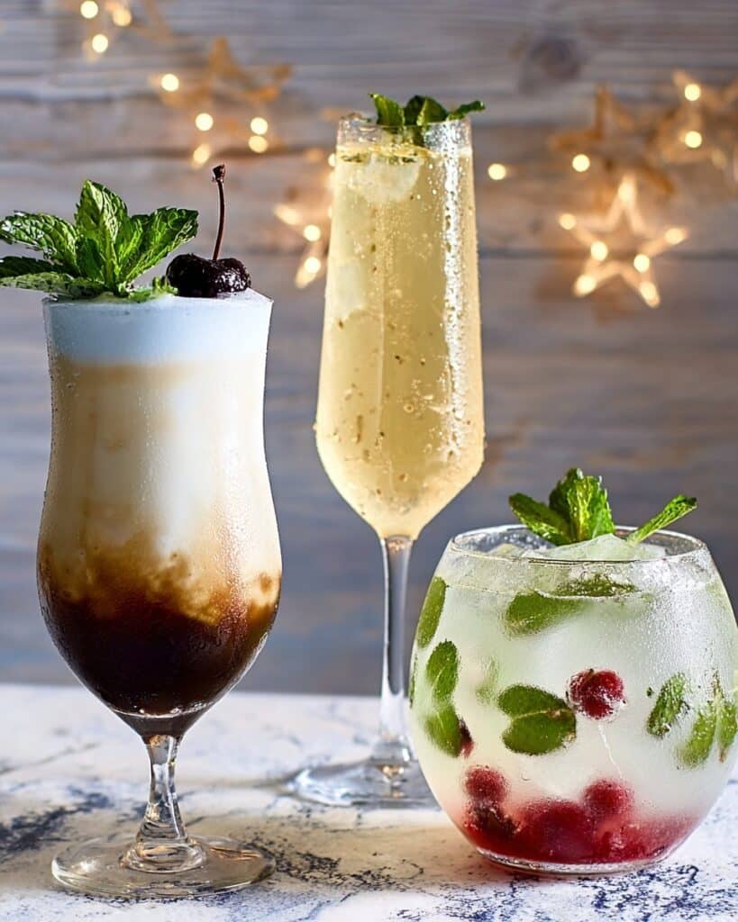 Faux Fizz: Pear and Apricot Sparkling Mocktail Recipe