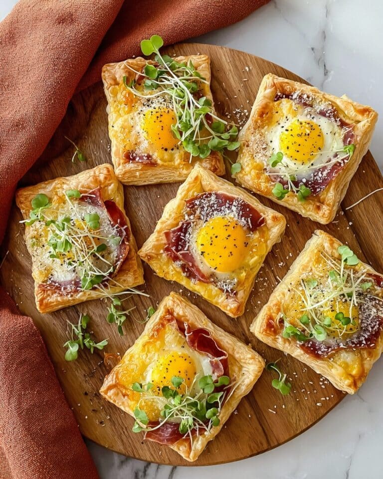 Baked Prosciutto and Egg Breakfast Tart Recipe