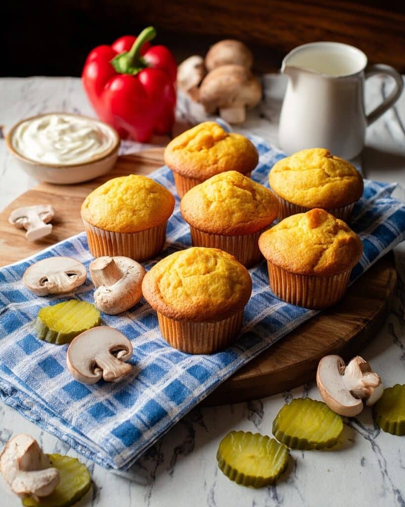 Cornbread Muffins with Veggies Recipe