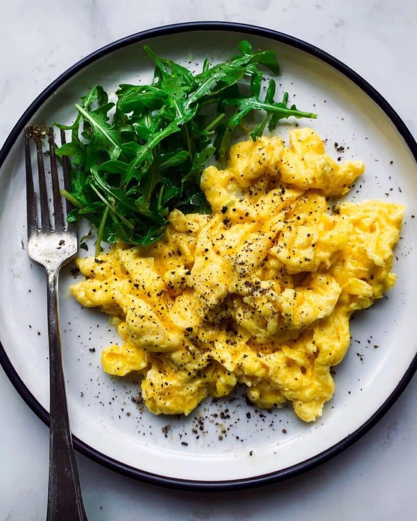 15-Second Creamy Scrambled Eggs Recipe