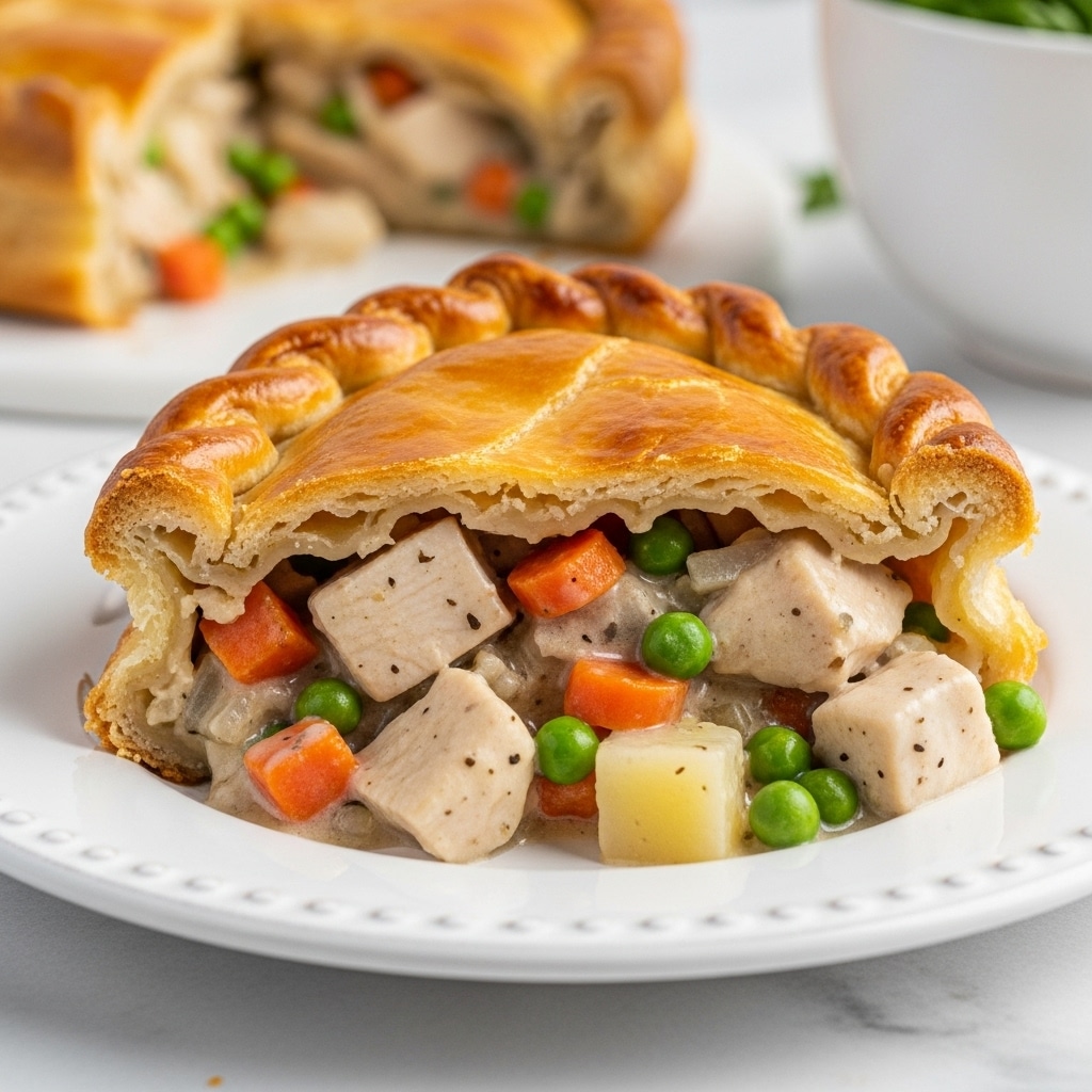 Creamy Chicken Pot Pie with Puff Pastry Recipe