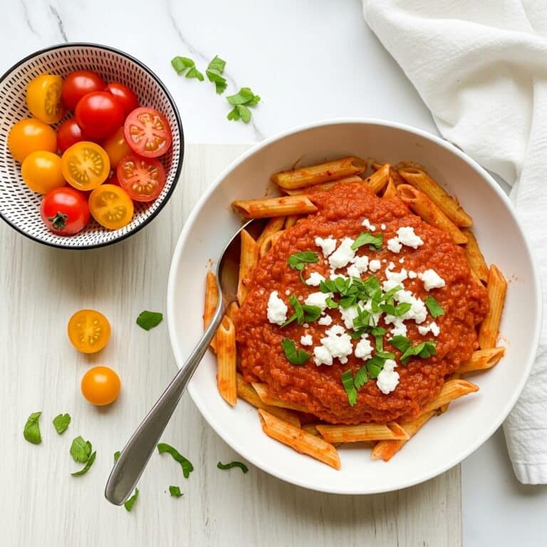 Roasted Pepper Garlic Pasta Sauce Recipe