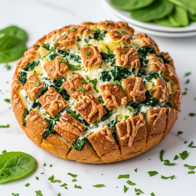 Spinach Artichoke Pull-Apart Bread Recipe