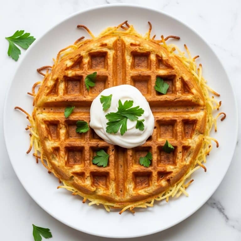 Waffle Iron Potato Latkes Recipe