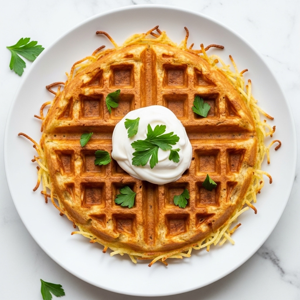 Waffle Iron Potato Latkes Recipe