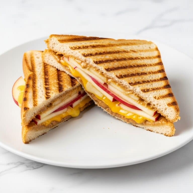 Grilled Peanut Butter & Apple Sandwich Recipe