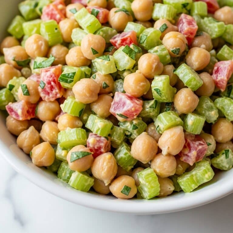 Mashed Chickpea Salad Recipe