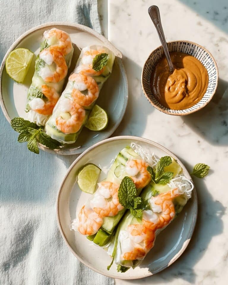 Summer Rolls with Peanut Dipping Sauce Recipe
