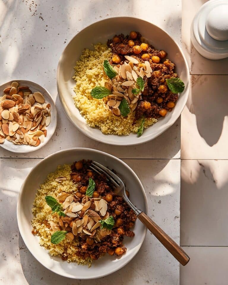 Aromatic Mince & Apricots with Minty Bulgur Recipe