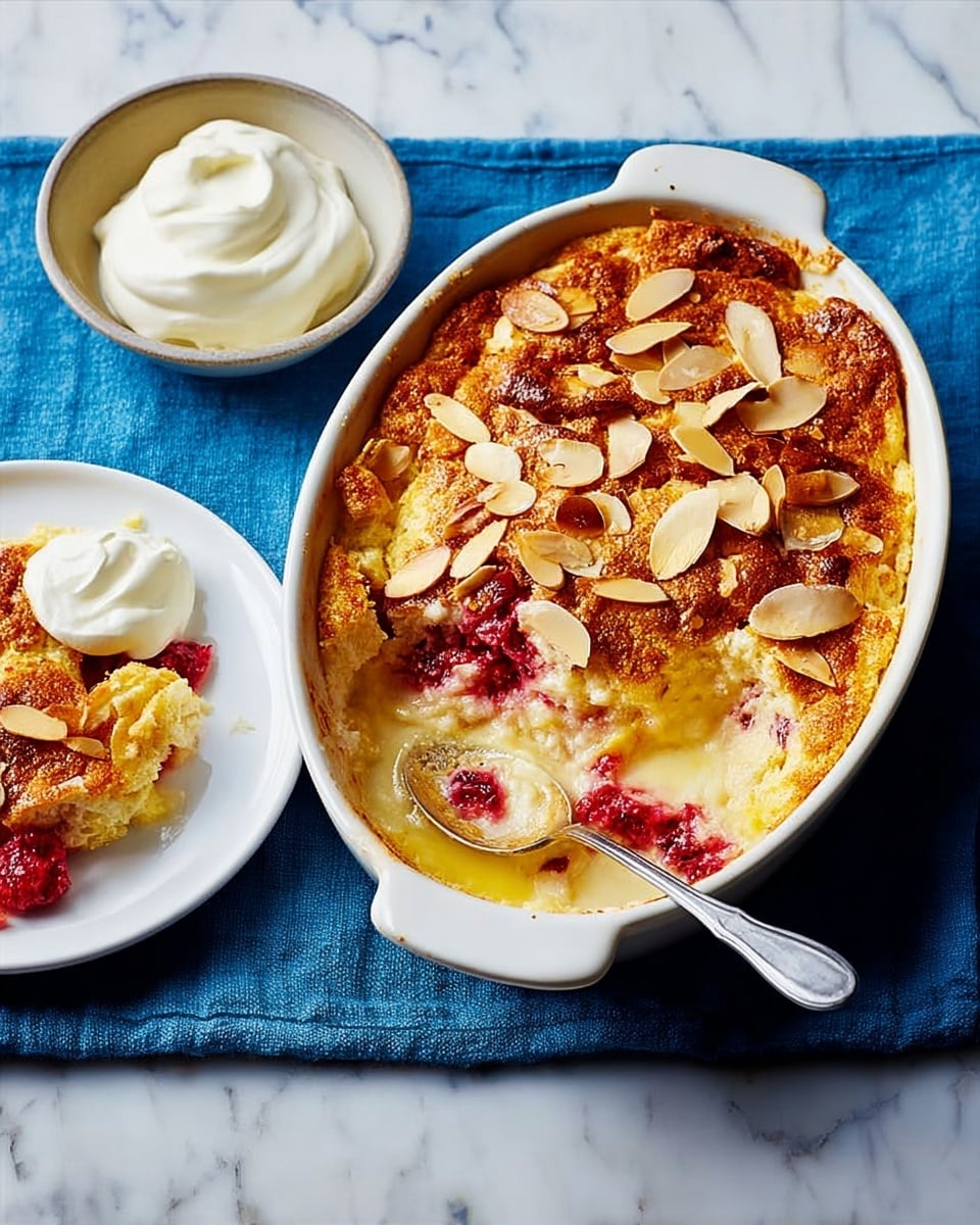 Raspberry Frangipane Croissant Bake Recipe