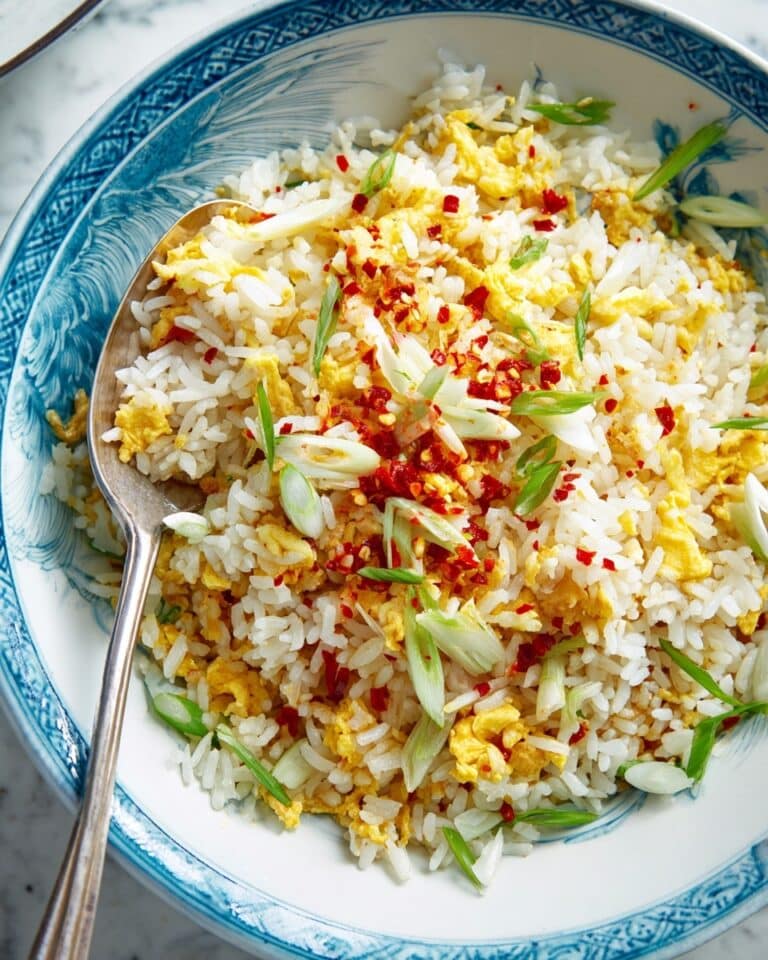 Golden Egg & Onion Fried Rice Recipe