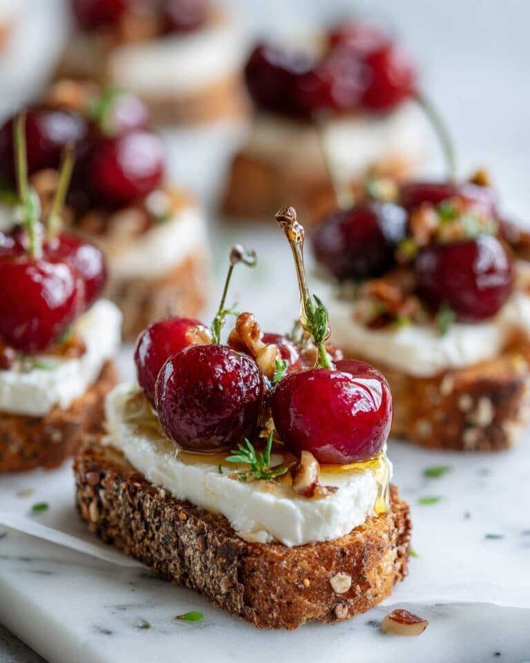 Roasted Grape & Brie Crostini Recipe
