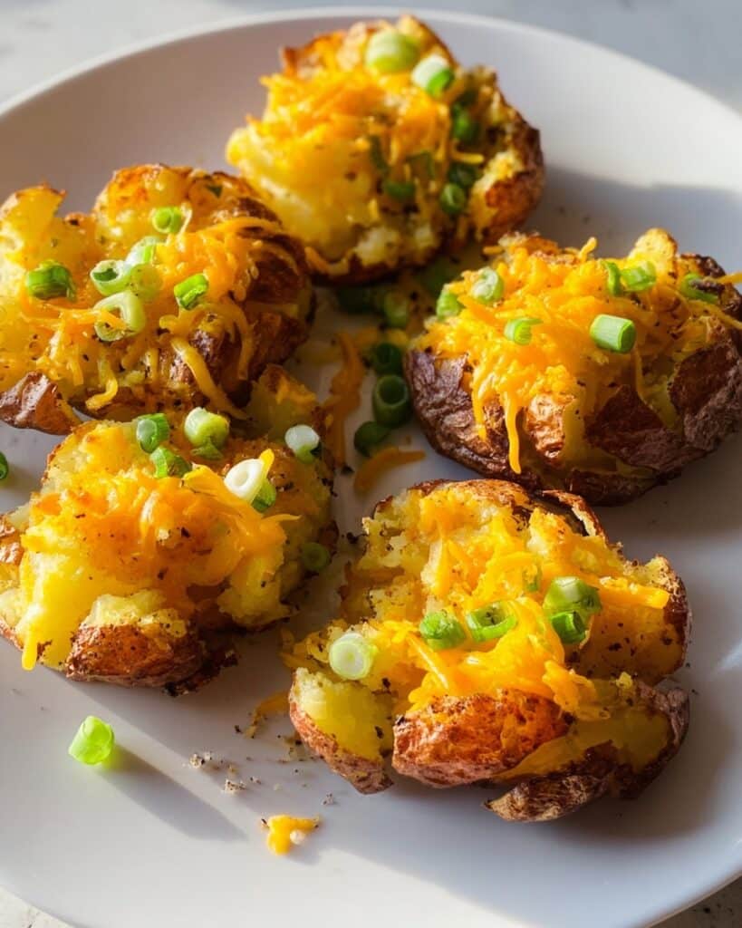 Smashed Green Onion Potato Bombs Recipe