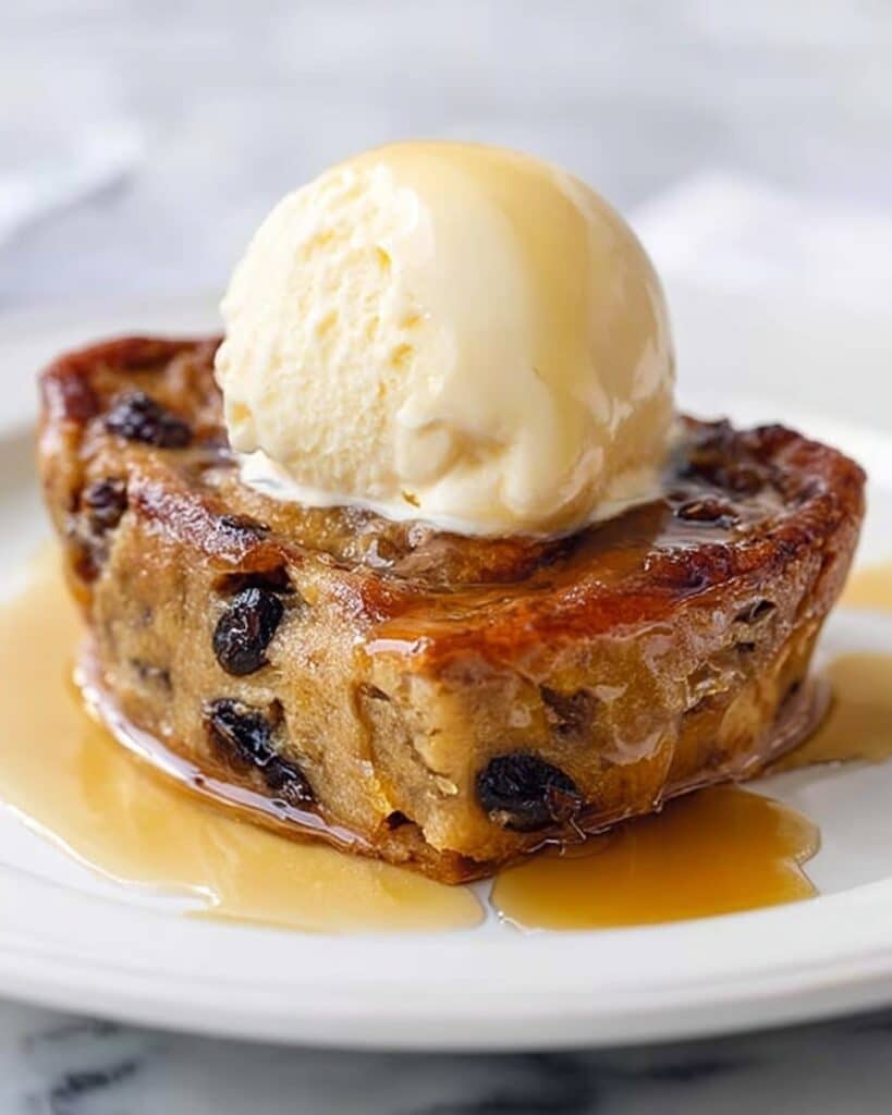 Spiced French Toast with Hot Cross Buns and Ice Cream Recipe
