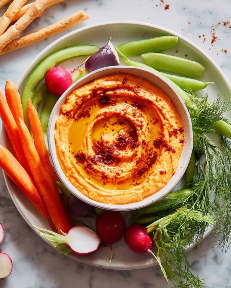 Spicy Sweet Potato Hummus Recipe