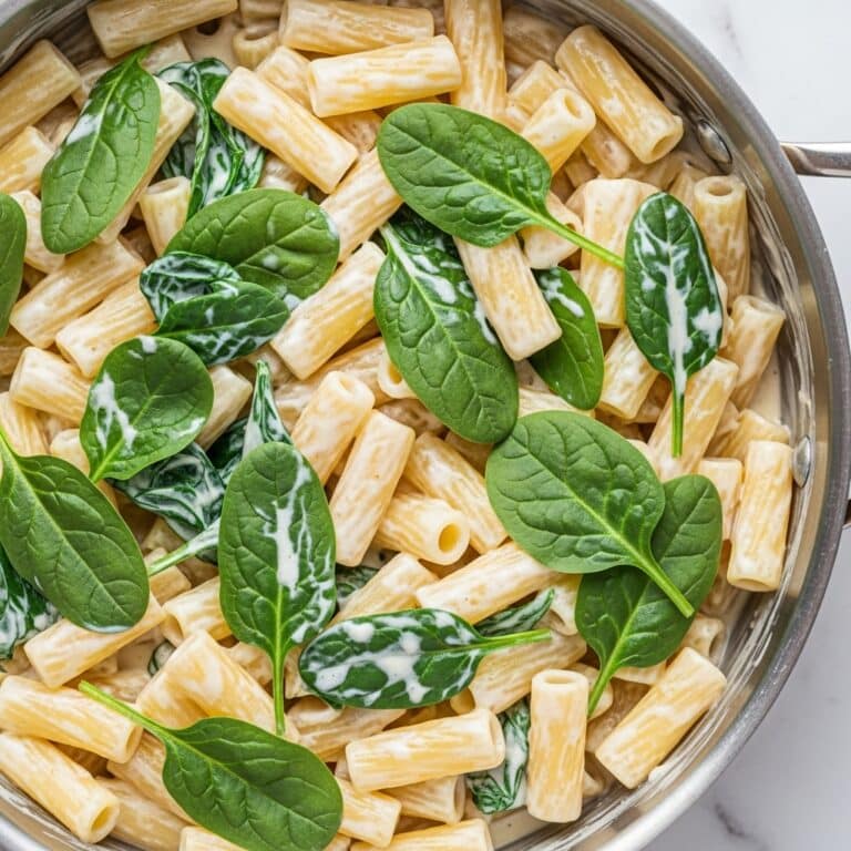 Creamy Spinach Pasta Recipe
