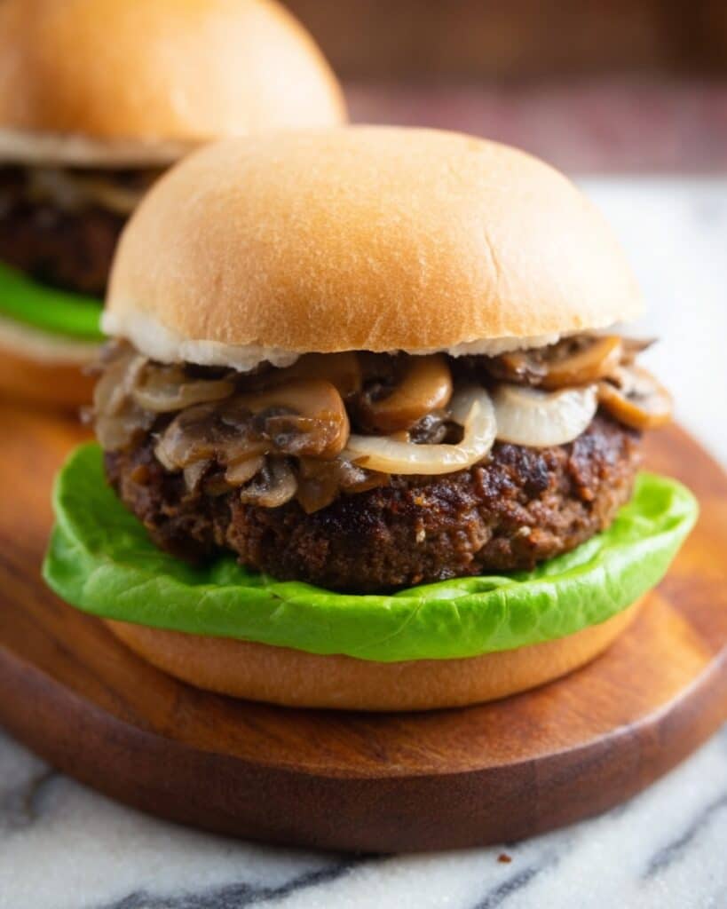 Beef Stroganoff Burger Recipe