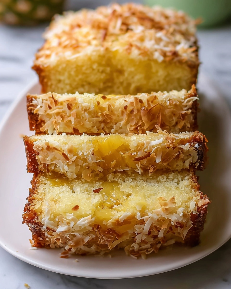 Tropical Maui Pineapple Coconut Bread Recipe