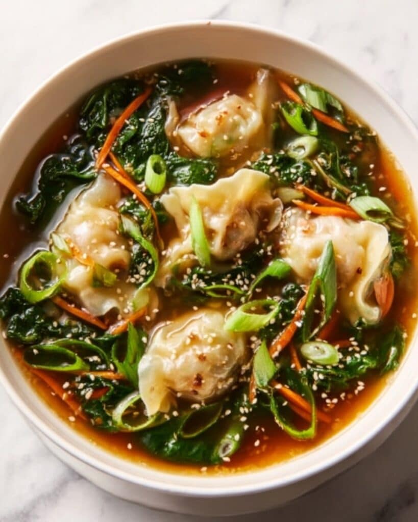 Comforting Beef Potsticker Soup: A Warm and Savory Bowl of Comfort Recipe