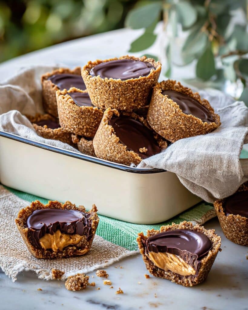 Peanut Butter Chocolate Cookie Cups Recipe