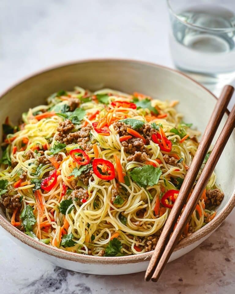 Fragrant Pork & Lemongrass Noodles Recipe